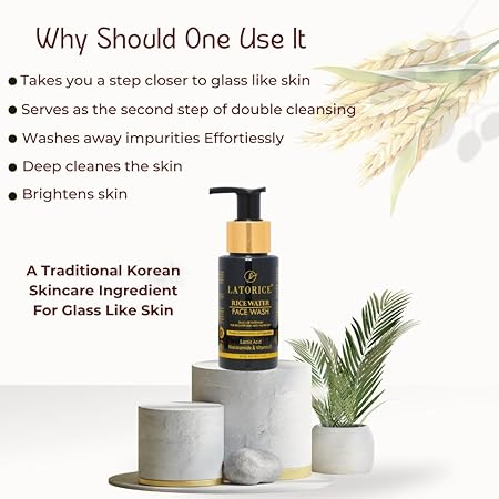 LATORICE Rice Glow Duo – Face Wash & Niacinamide Cream for Healthy, Radiant Skin